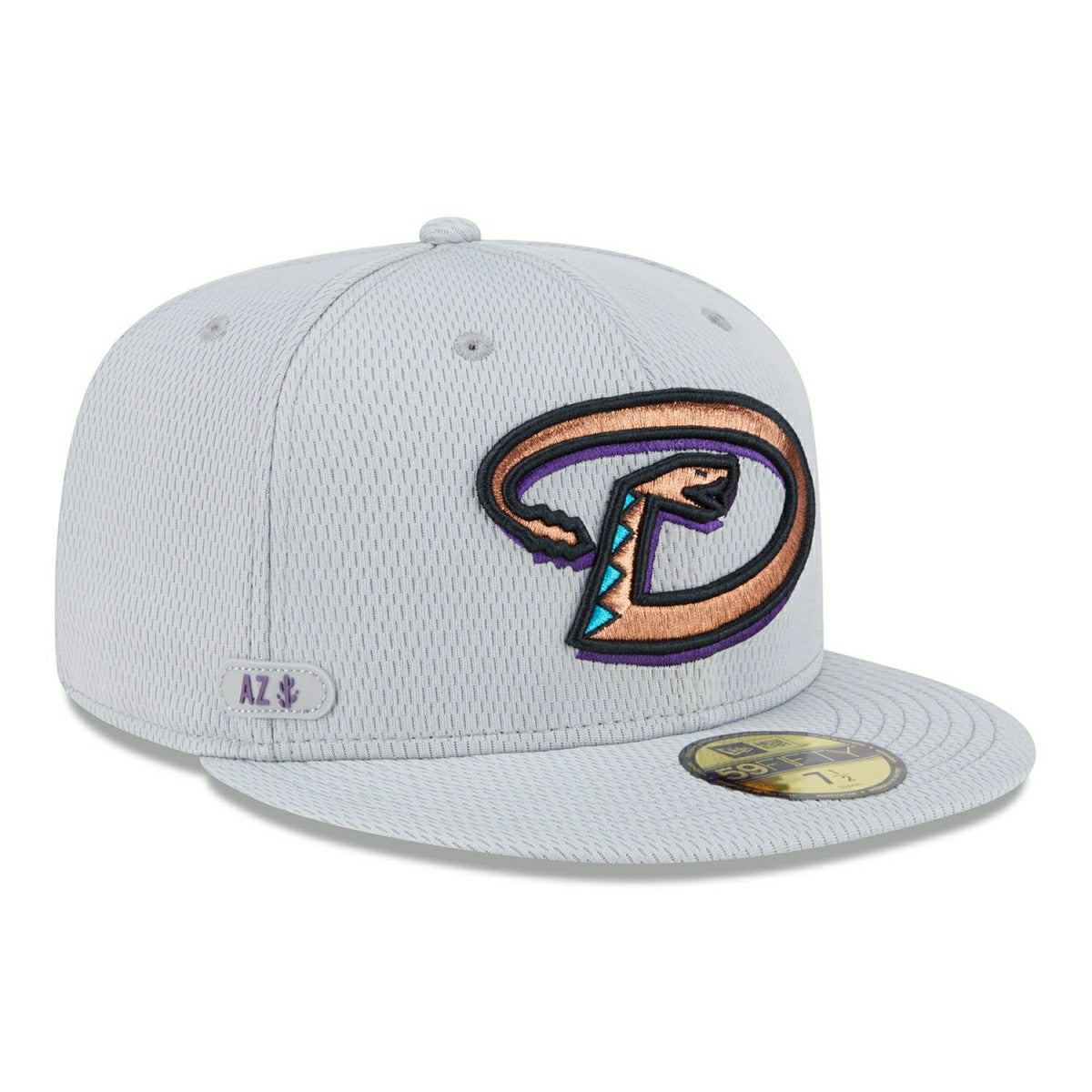 Arizona Diamondbacks 2025 MLB Authentic Clubhouse 59FIFTY Fitted Cap Gray Fashion