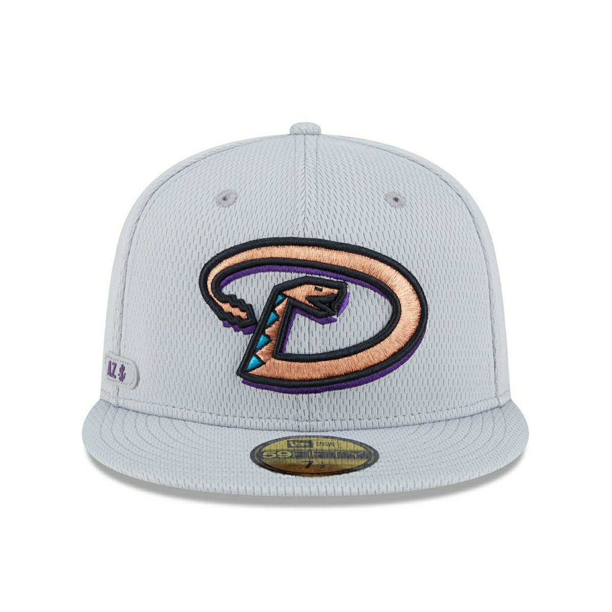 Arizona Diamondbacks 2025 MLB Authentic Clubhouse 59FIFTY Fitted Cap Gray Fashion