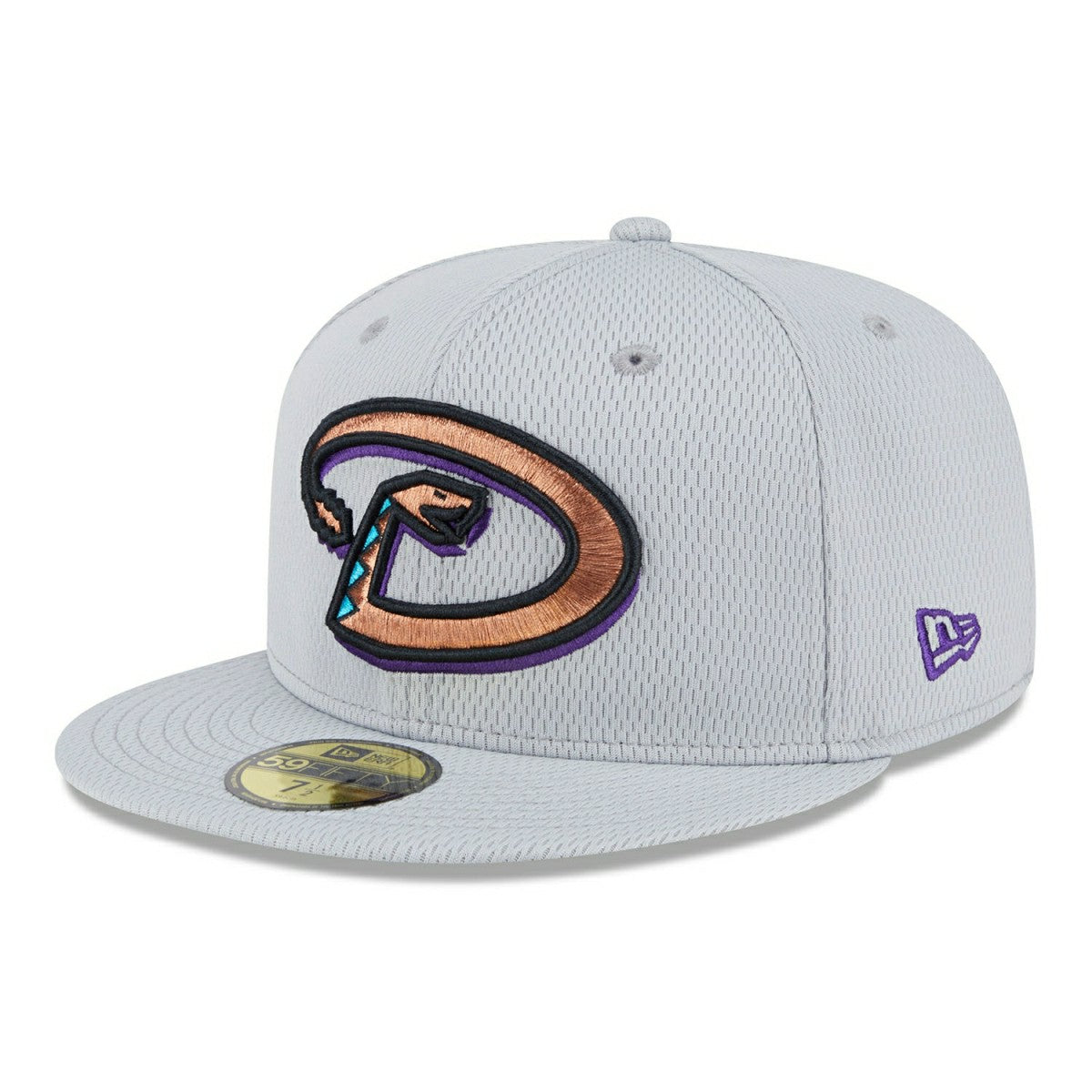 Arizona Diamondbacks 2025 MLB Authentic Clubhouse 59FIFTY Fitted Cap Gray Fashion