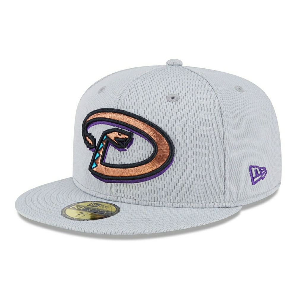 Arizona Diamondbacks 2025 MLB Authentic Clubhouse 59FIFTY Fitted Cap Gray Fashion