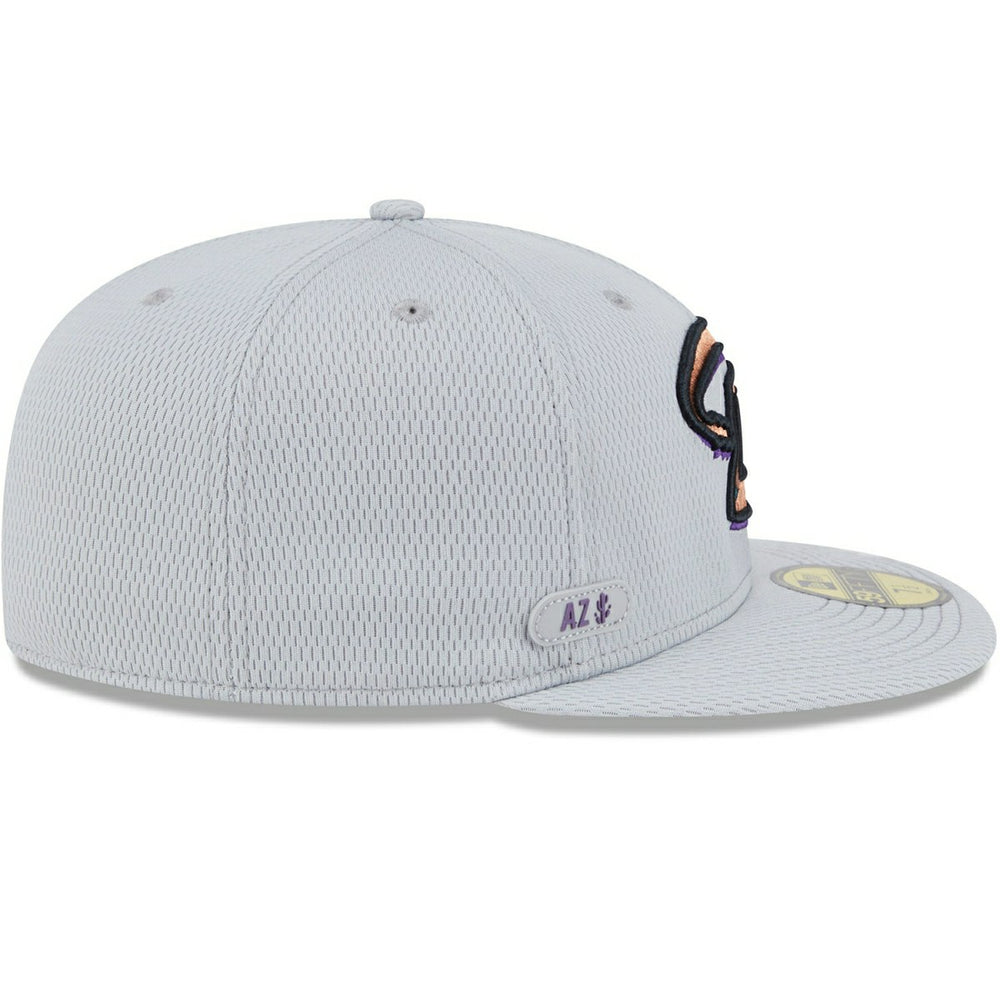 Arizona Diamondbacks 2025 MLB Authentic Clubhouse 59FIFTY Fitted Cap Gray Fashion