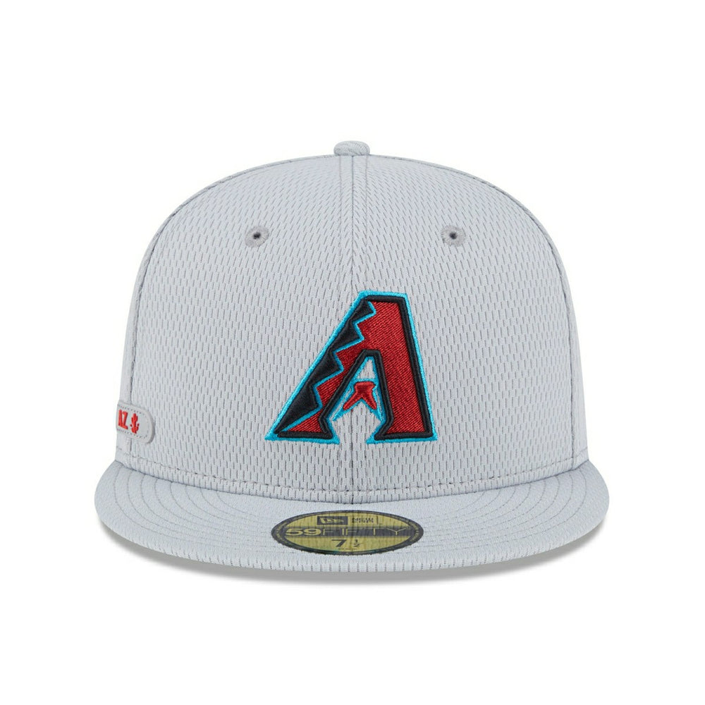 Arizona Diamondbacks 2025 MLB Authentic Clubhouse 59FIFTY Fitted Cap Gray Taass sale