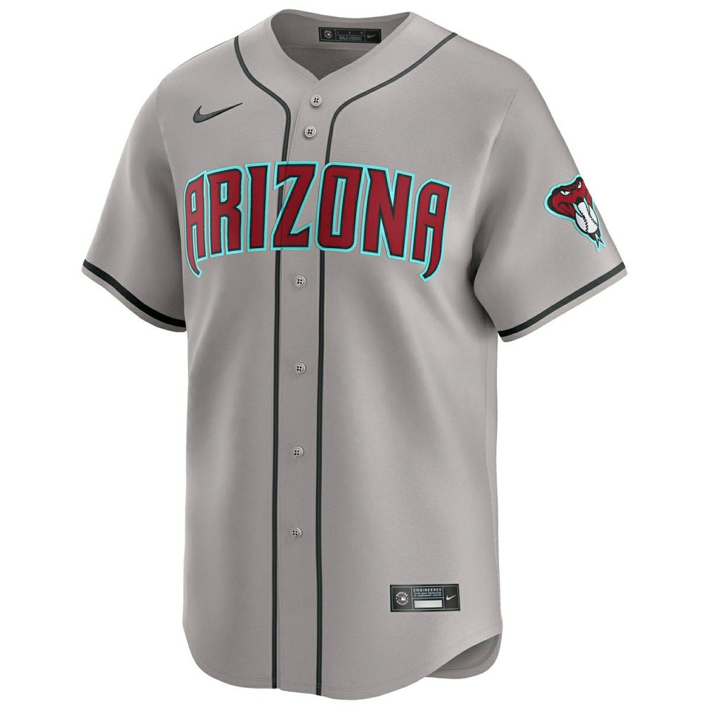 Arizona Diamondbacks Nike Limited MLB Baseball Jersey Road Gray Fashion