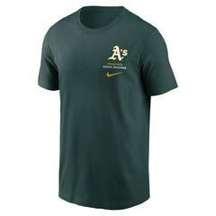 Athletics Primetime 2-Hit T-Shirt Green Taass US