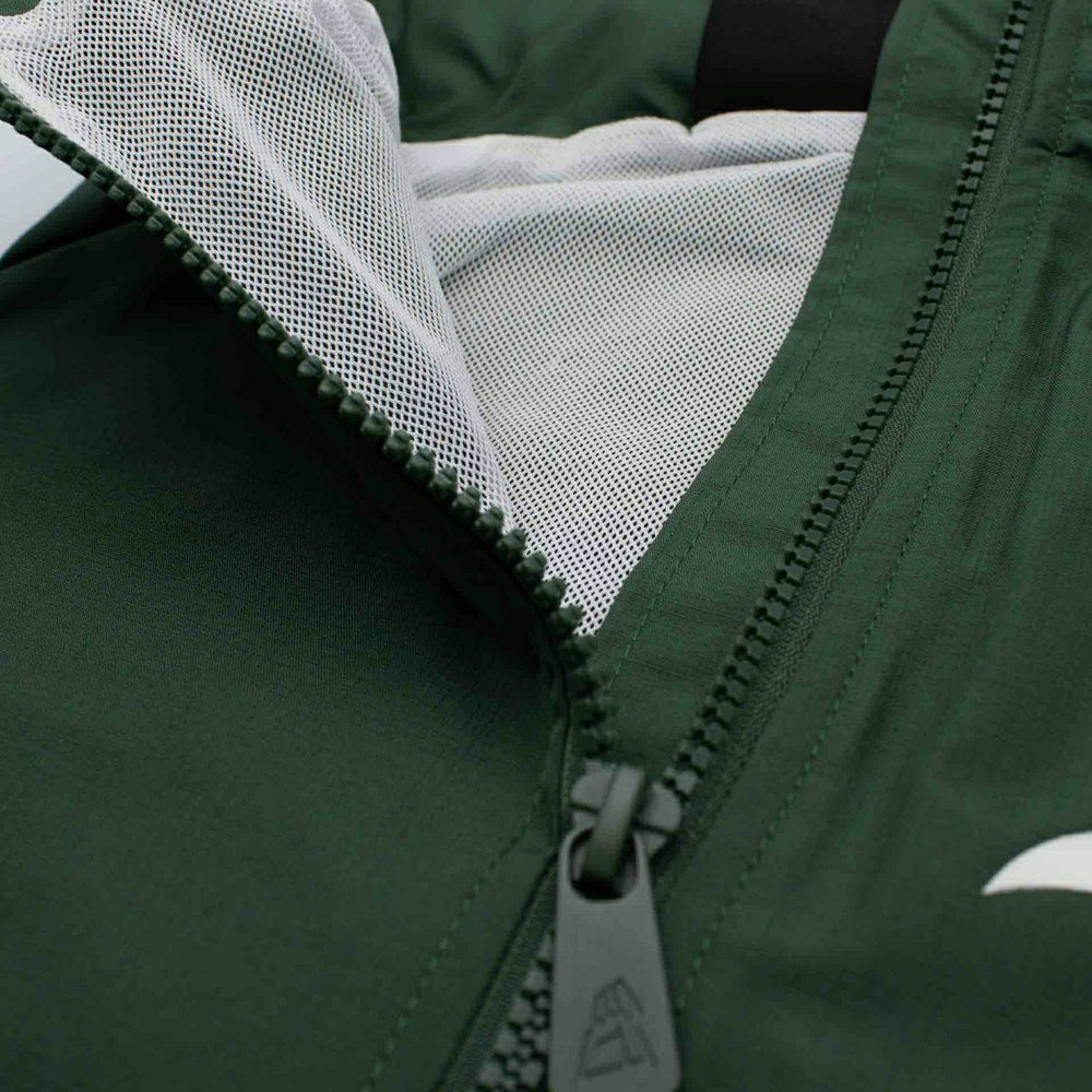 Athletics MLB Quarter Zip Windbreaker Jacket Green Taass sale