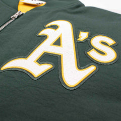 Athletics 2026 MLB Authentic Dugout Bomber Jacket Green Classic