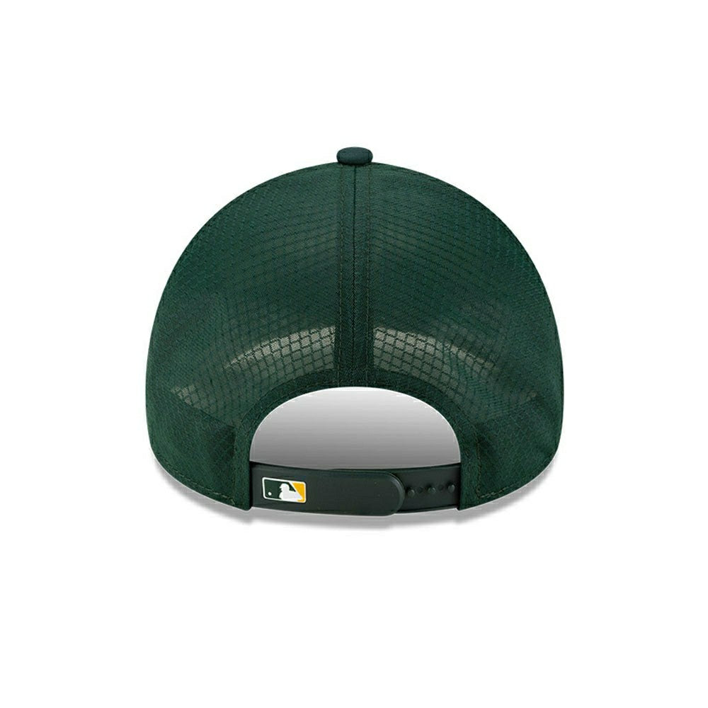 Athletics 2026 MLB Batting Practice 9FORTY APEX Trucker Cap Green Fashion