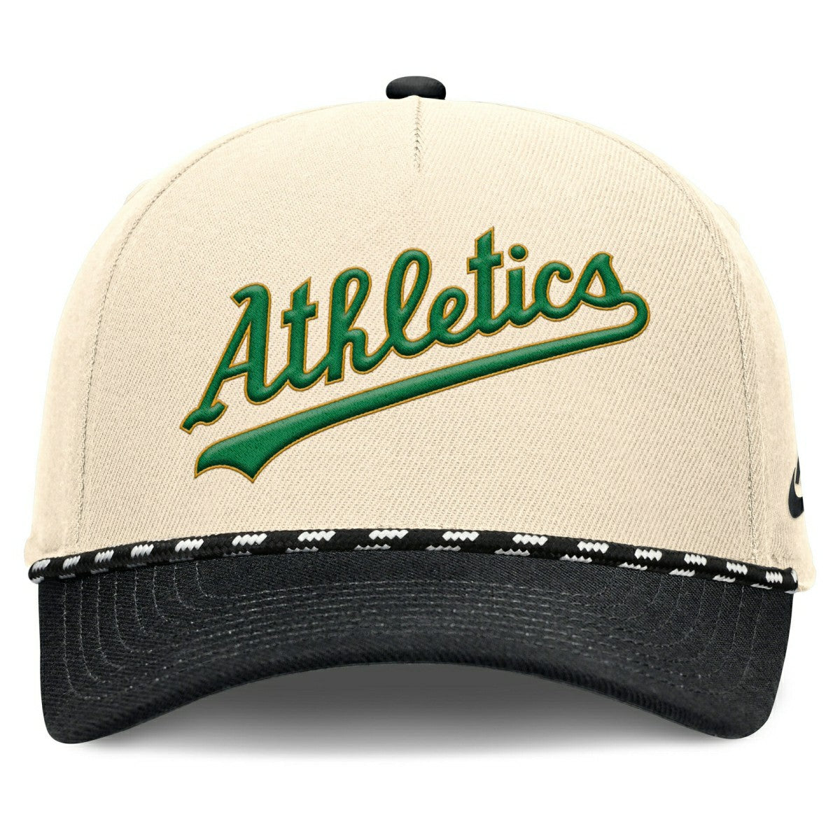 Athletics Cooperstown Rise Adjustable MLB Cap Natural Taass for sale