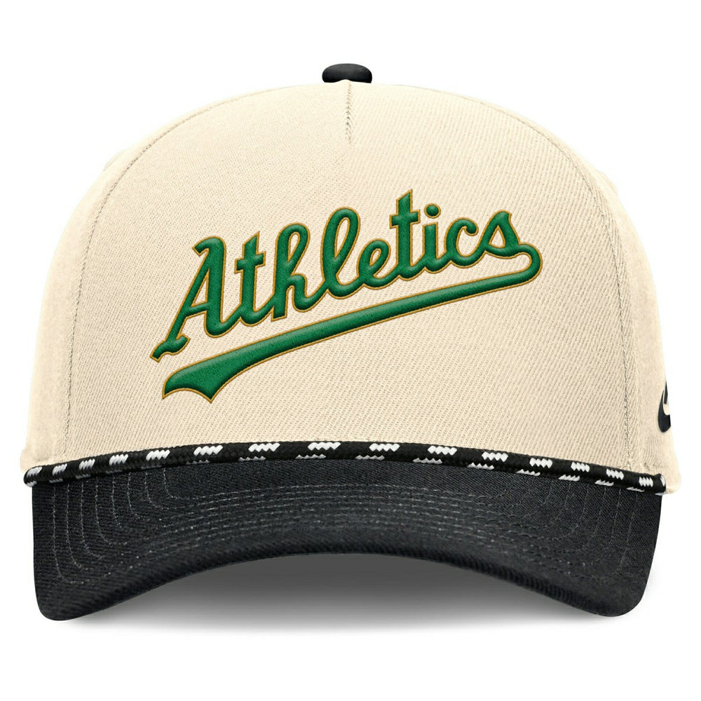 Athletics Cooperstown Rise Adjustable MLB Cap Natural Taass for sale