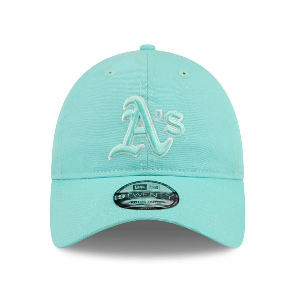 Athletics MLB Spring Training Colours 9TWENTY Adjustable Cap Teal Taass US