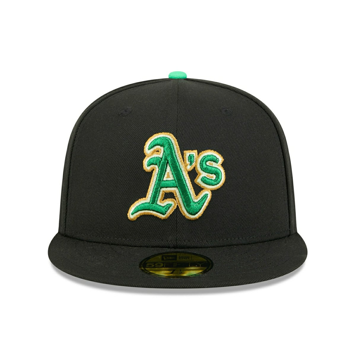 Athletics 2026 St. Patrick's Day MLB Authentic 59FIFTY Cap Black Classic