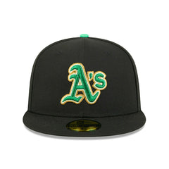 Athletics 2026 St. Patrick's Day MLB Authentic 59FIFTY Cap Black Classic