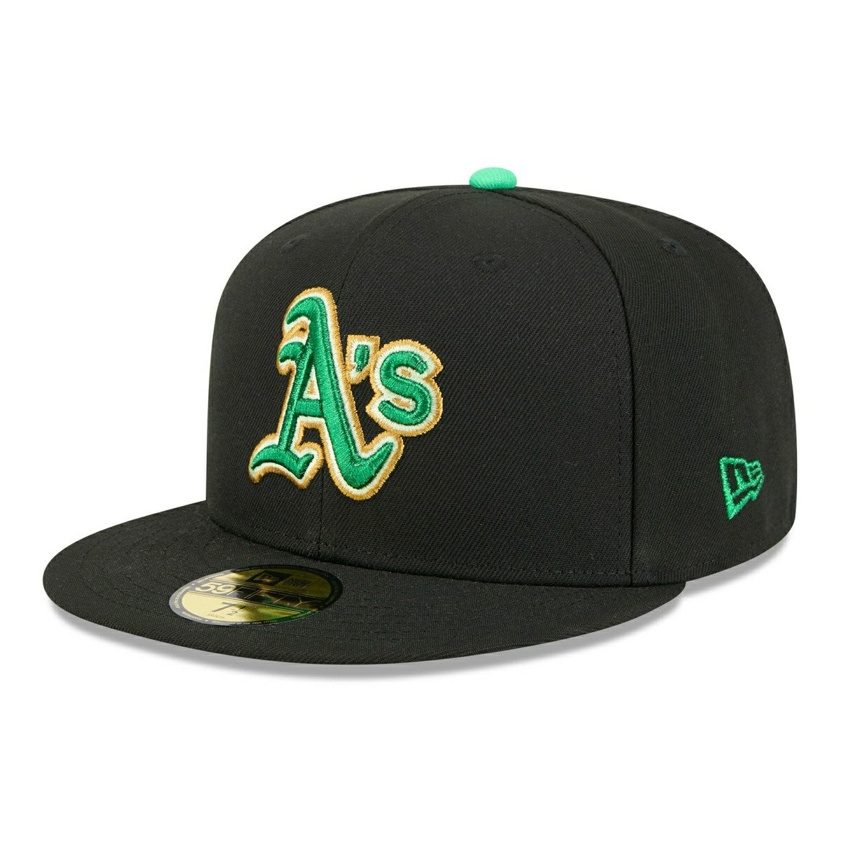 Athletics 2026 St. Patrick's Day MLB Authentic 59FIFTY Cap Black Classic
