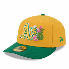 Athlectics 2026 MLB Authentic Spring Training 59FIFTY Pre-Curved Cap Yellow Taass for sale
