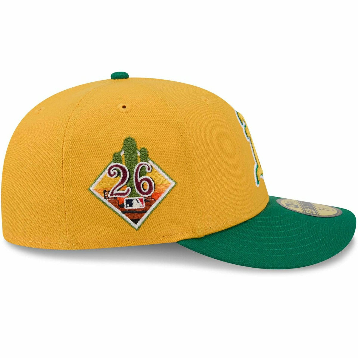 Athlectics 2026 MLB Authentic Spring Training 59FIFTY Pre-Curved Cap Yellow Taass for sale