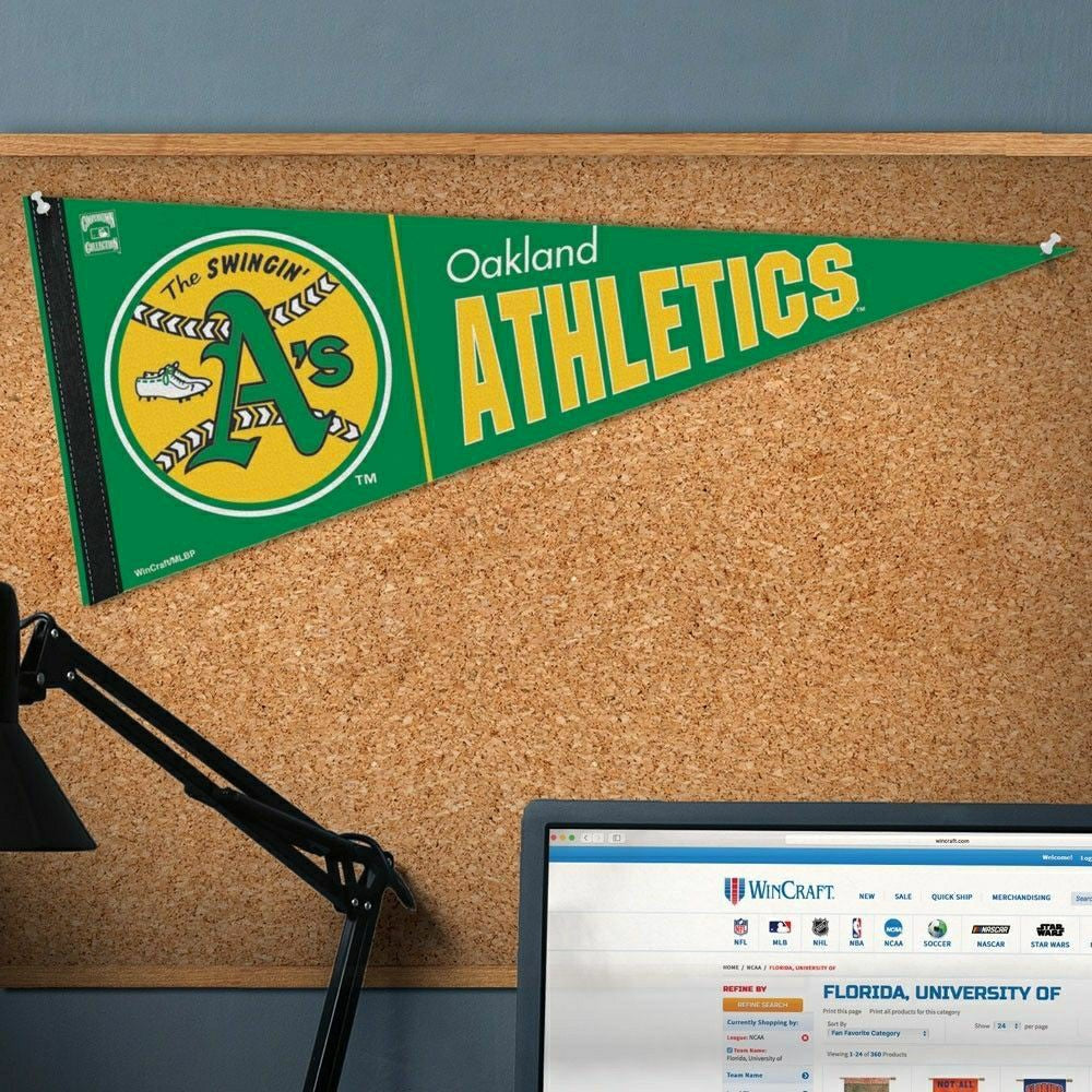 Oakland Athletics Cooperstown Premium MLB Pennant Taass US