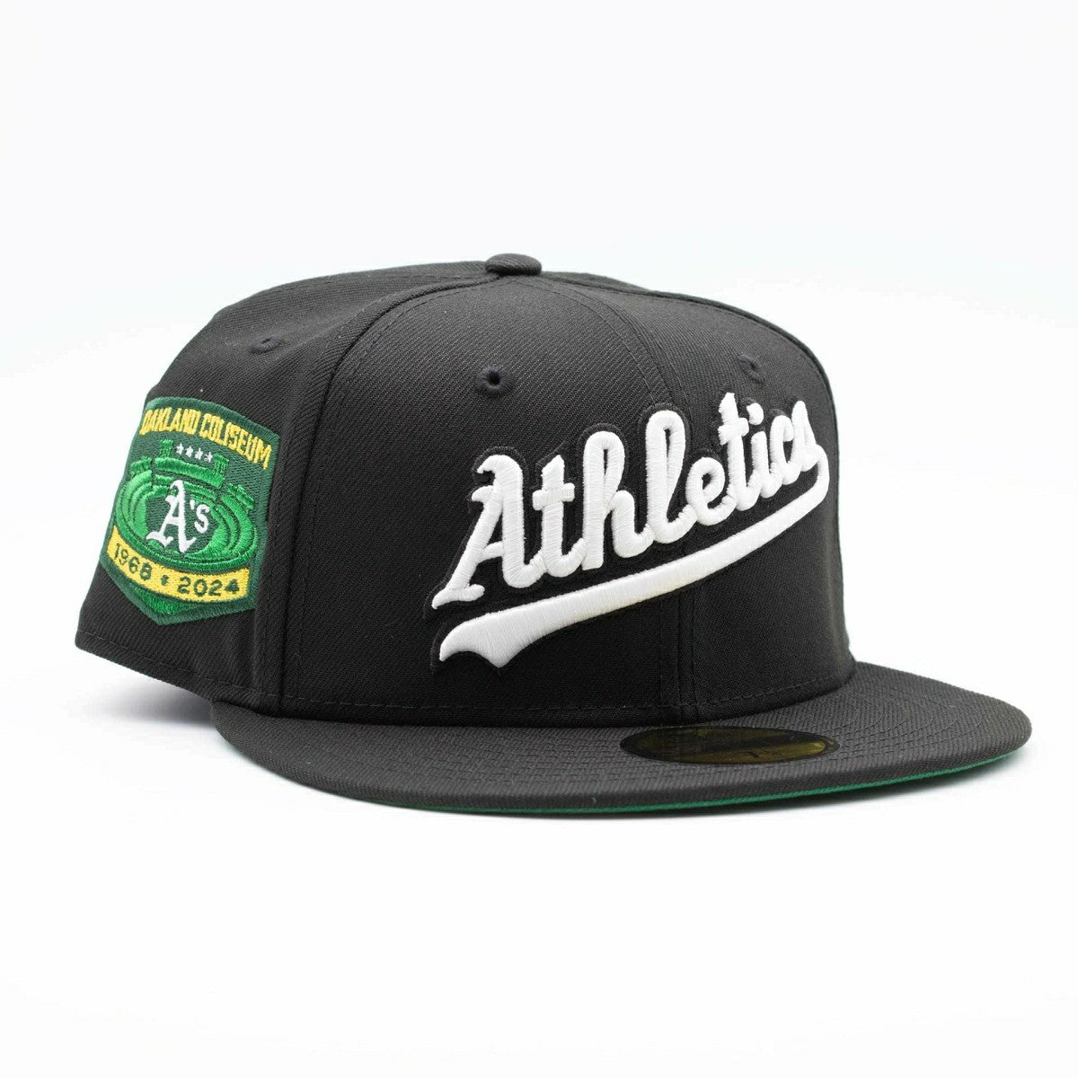 Athletics Oakland Coliseum 59FIFTY Fitted MLB Cap Black Taass US