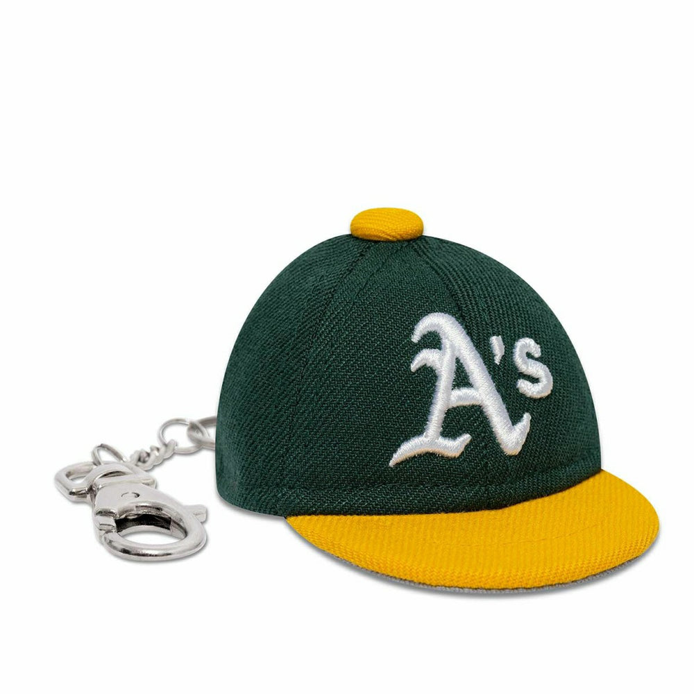 Athletics MLB Mini Cap Mini Cap Key Chain Green Fashion
