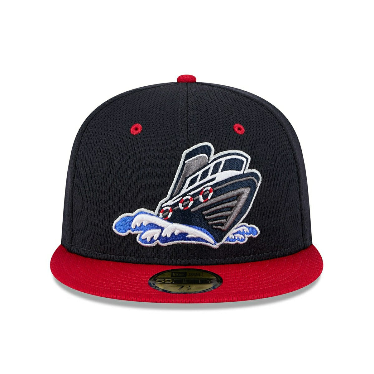 Stockton Ports MiLB Batting Practice Authentic 59FIFTY Fitted Cap Navy Taass sale
