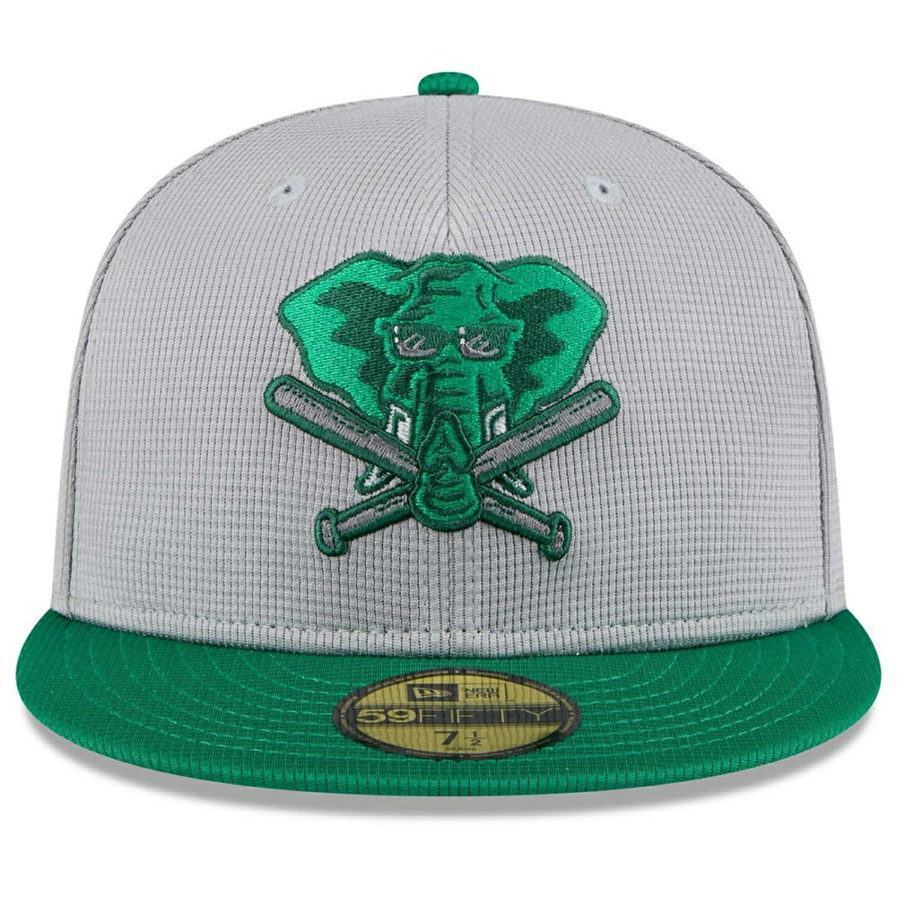 Athletics Colorway 2025 MLB Batting Practice 59FIFTY Fitted Cap Gray Classic
