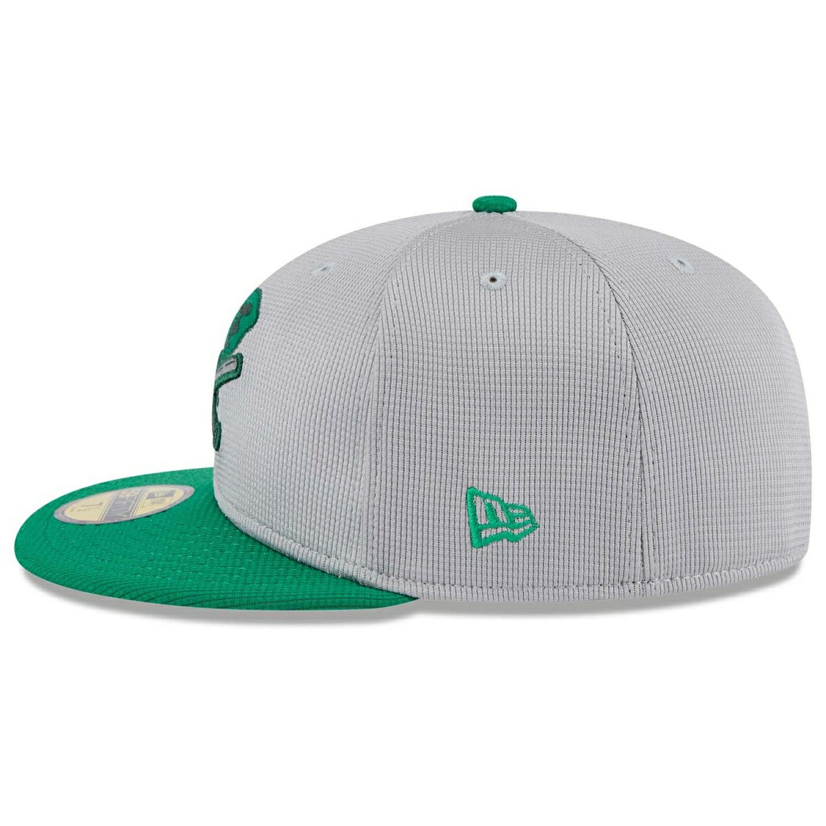 Athletics Colorway 2025 MLB Batting Practice 59FIFTY Fitted Cap Gray Classic