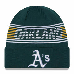 Oakland Athletics Authentic 2024 MLB Clubhouse New Era Beanie Knit Taass for sale