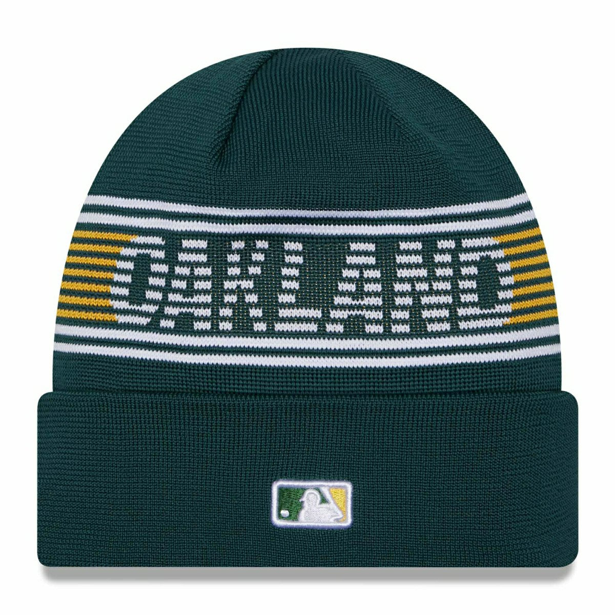 Oakland Athletics Authentic 2024 MLB Clubhouse New Era Beanie Knit Taass for sale