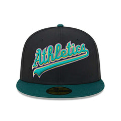 Oakland Athletics Retro 1996 Spring Training New Era 59FIFTY Fitted Cap Black Taass US