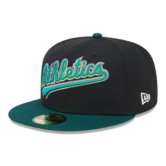 Oakland Athletics Retro 1996 Spring Training New Era 59FIFTY Fitted Cap Black Taass US