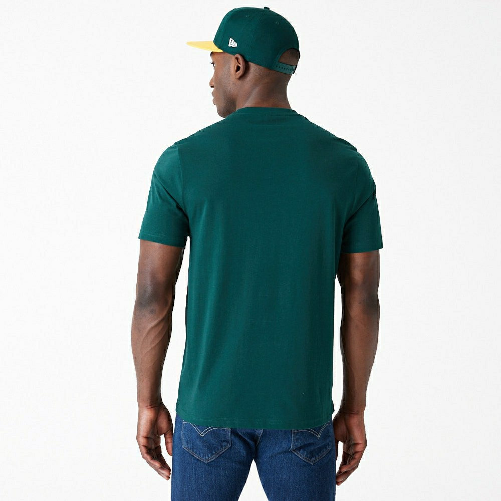 Oakland Athletics New Era Arch Wordmark MLB T-Shirt Green Classic