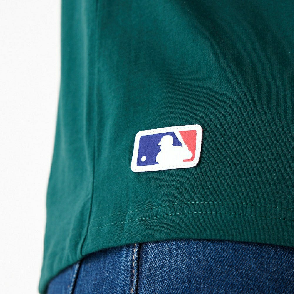 Oakland Athletics New Era Arch Wordmark MLB T-Shirt Green Classic