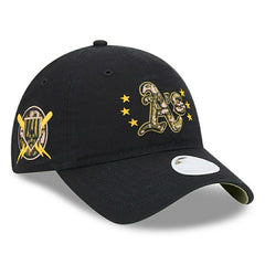 Oakland Athletics 2024 MLB Armed Forces New Era Women's 9TWENTY Cap Black Fashion