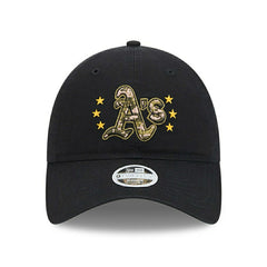 Oakland Athletics 2024 MLB Armed Forces New Era Women's 9TWENTY Cap Black Fashion