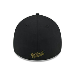 Oakland Athletics 2024 MLB Armed Forces New Era 39THIRTY Flex Cap Black Taass sale