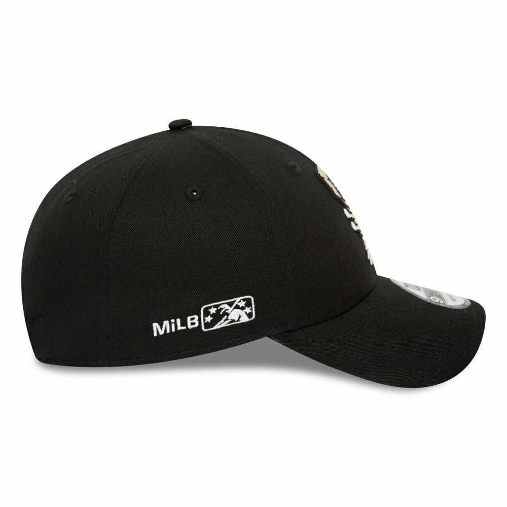 Lansing Lugnuts New Era 9FORTY Adjustable MiLB Cap Black Taass US