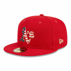 Oakland Athletics 2023 MLB Authentic 4th of July New Era 59FIFTY Fitted Cap Taass US