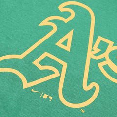 Oakland Athletics Cooperstown Logo Nike Club Fleece MLB Hoodie Green Fashion