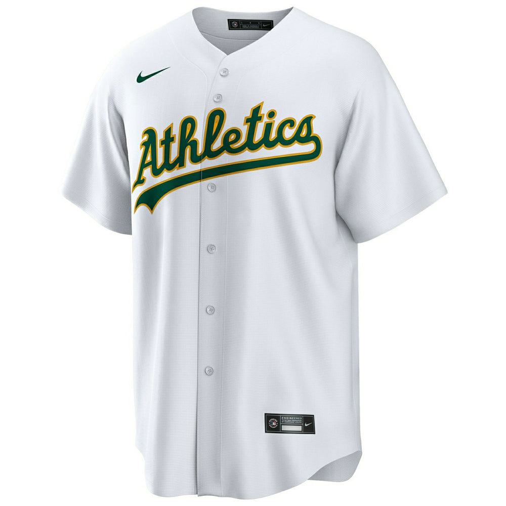 Athletics Nike Replica MLB Home Jersey White Classic