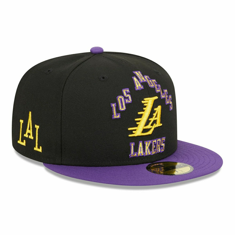 Los Angeles Lakers 2023 NBA City Edition New Era 59FIFTY Fitted Cap Taass US