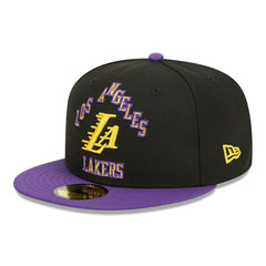 Los Angeles Lakers 2023 NBA City Edition New Era 59FIFTY Fitted Cap Taass US