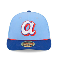 Atlanta Braves MLB Authentic City Connect Low Profile 59FIFTY Fitted Cap Blue Classic