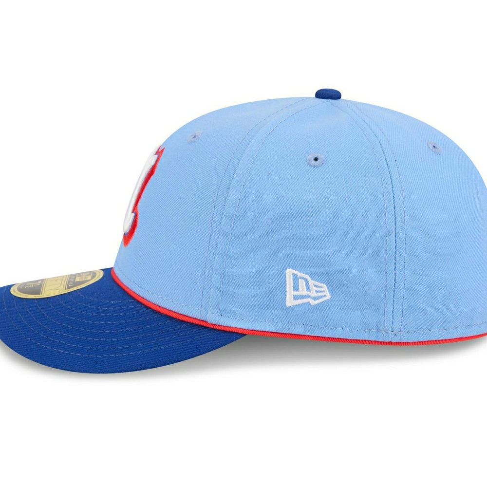 Atlanta Braves MLB Authentic City Connect Low Profile 59FIFTY Fitted Cap Blue Classic