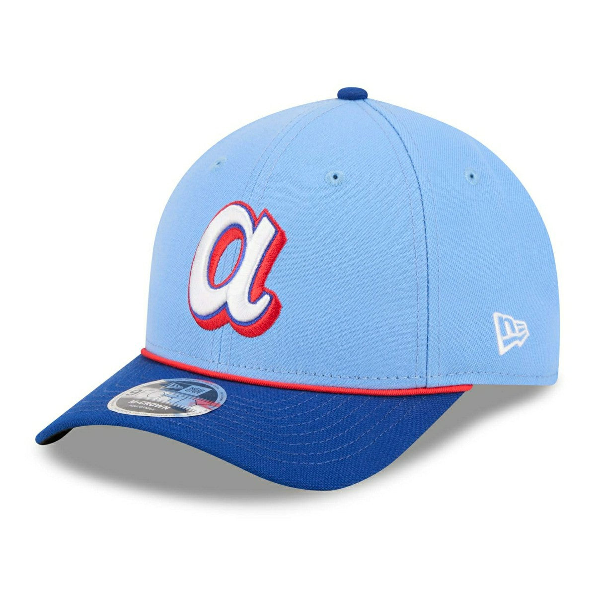 Atlanta Braves MLB City Connect 9FORTY M-Crown Snapback Cap Blue Lifestyle