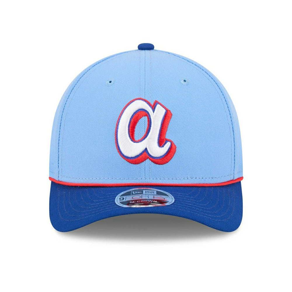 Atlanta Braves MLB City Connect 9FORTY M-Crown Snapback Cap Blue Lifestyle