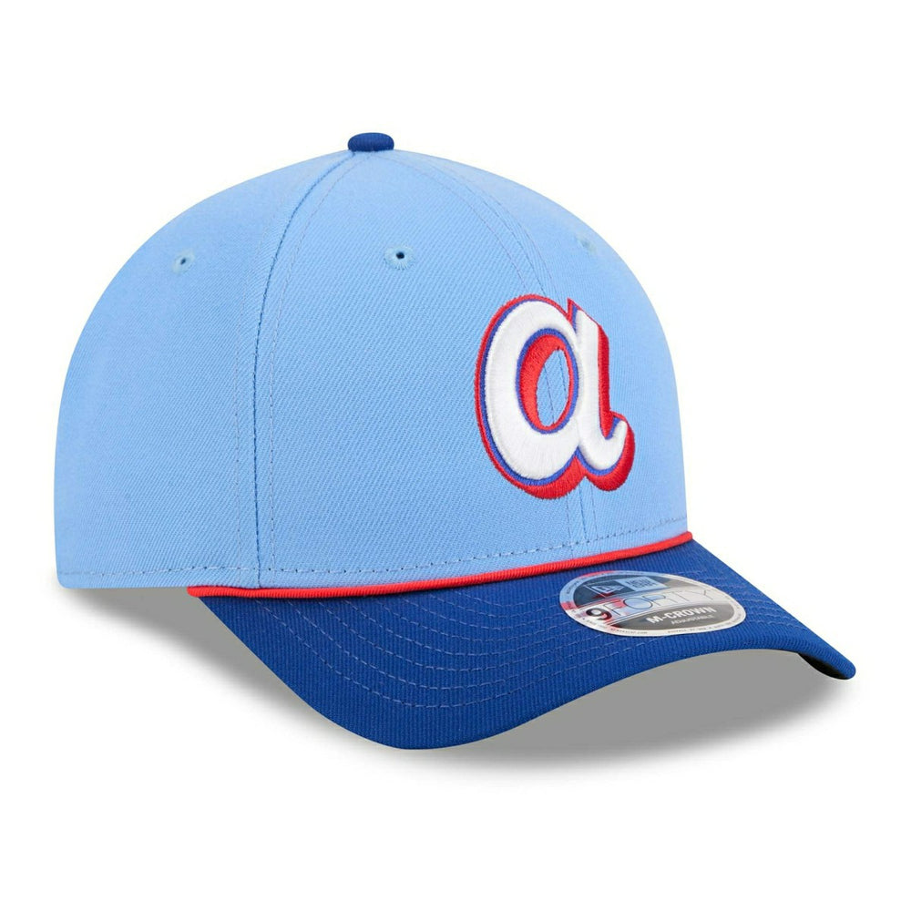 Atlanta Braves MLB City Connect 9FORTY M-Crown Snapback Cap Blue Lifestyle