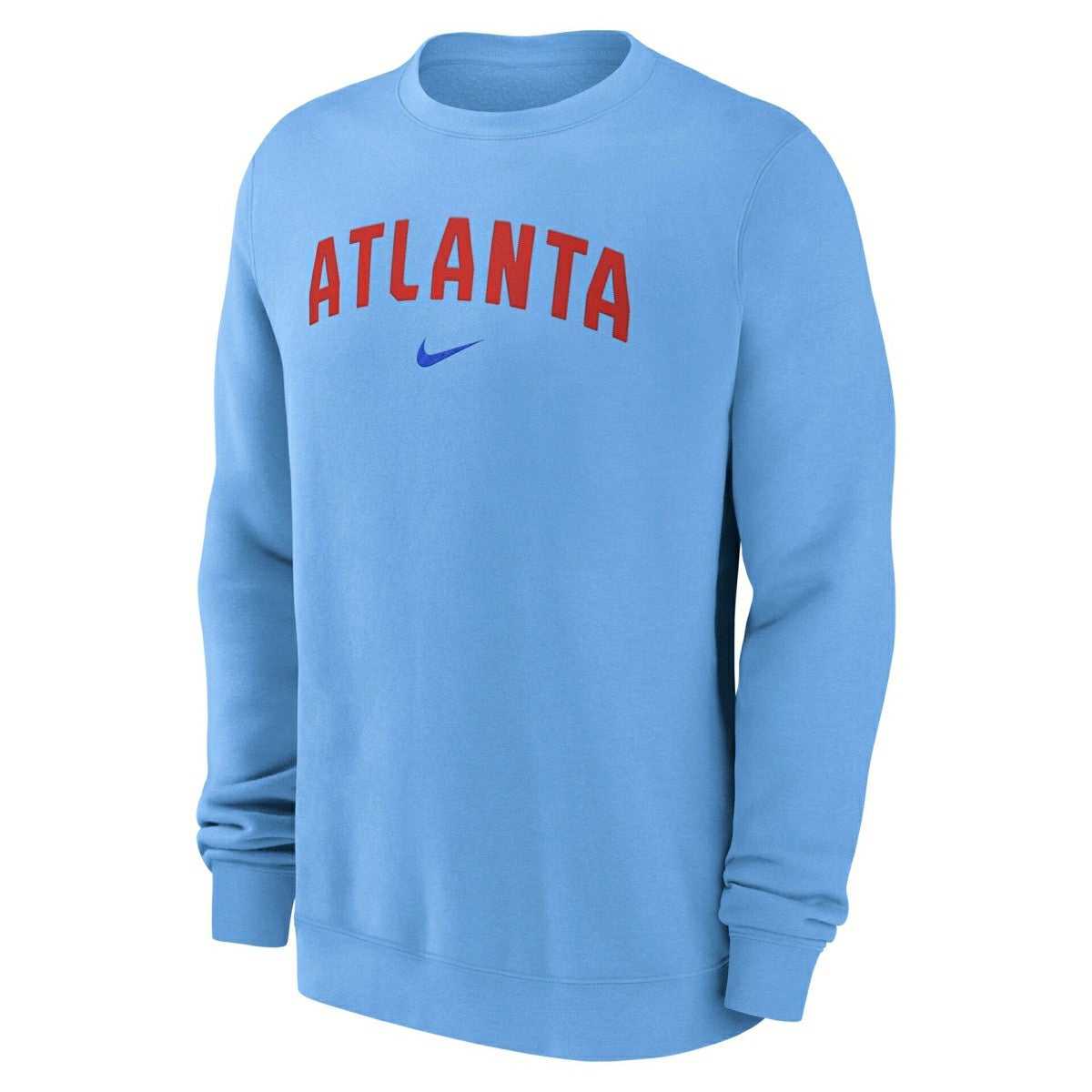 Atlanta Braves City Connect 2-Hit Club Crew Pullover Blue Classic