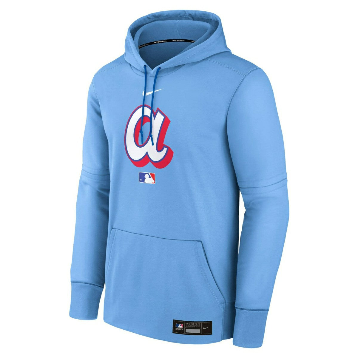 Atlanta Braves City Connect 2026 MLB Authentic Therma Hoodie Blue Taass sale