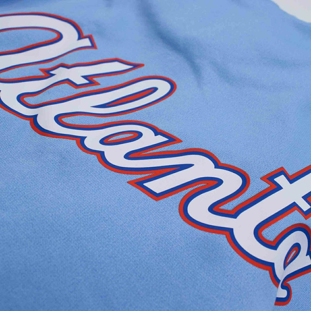 Atlanta Braves City Connect 2026 MLB Authentic Therma Hoodie Blue Taass sale