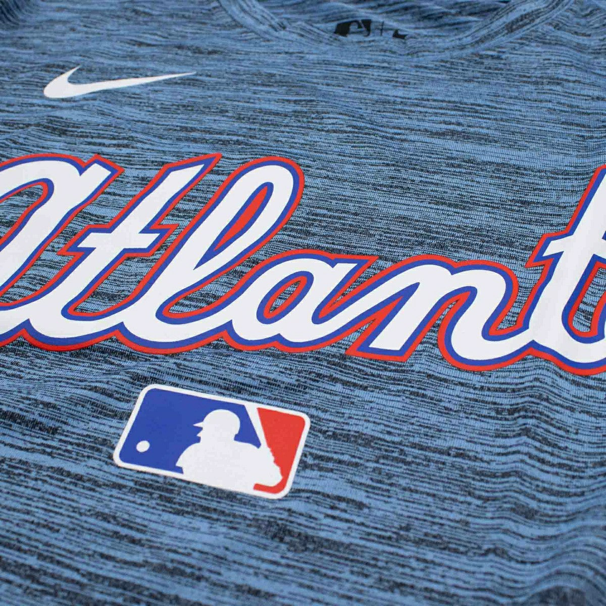 Atlanta Braves City Connect 2026 MLB Authentic Velocity T-Shirt Blue Taass for sale