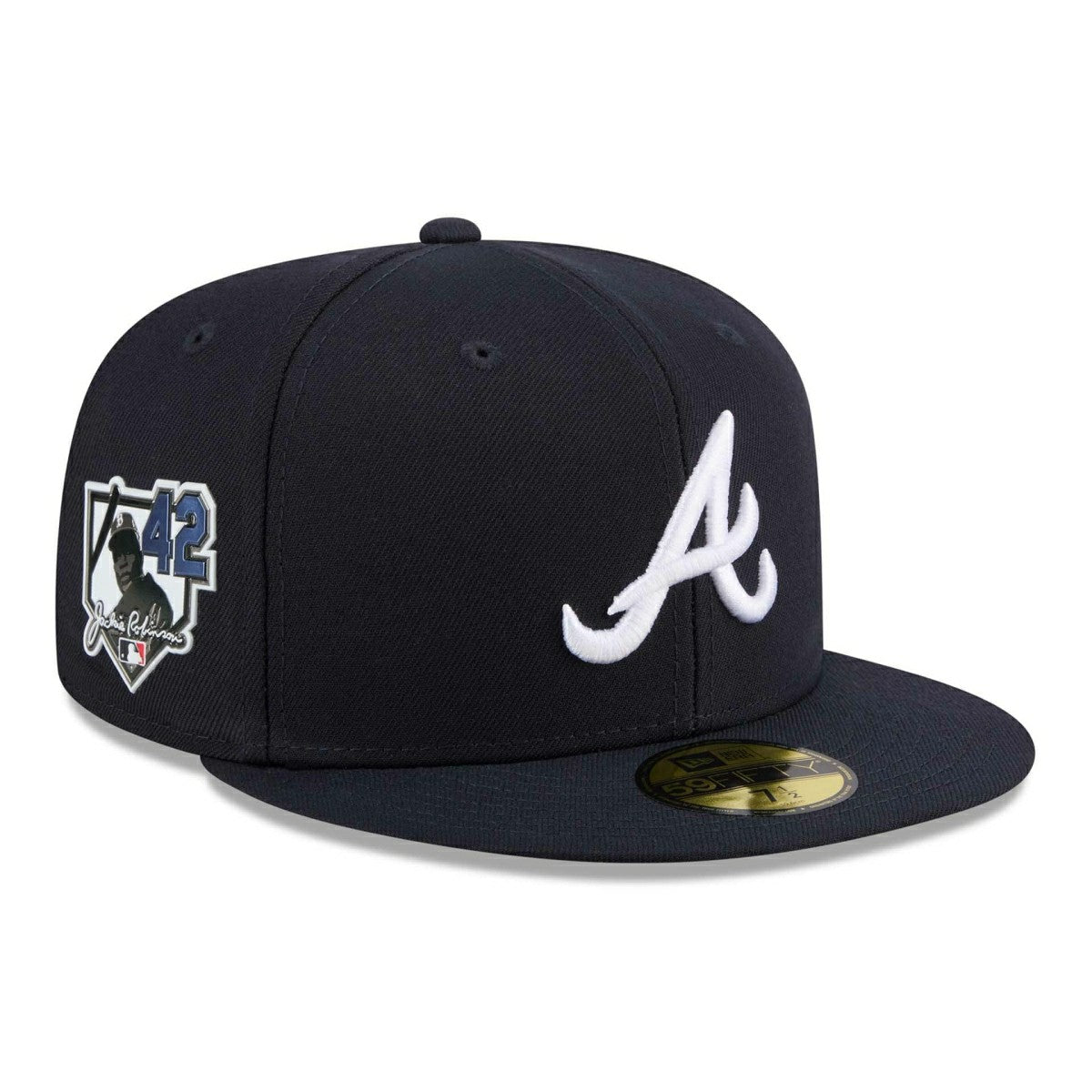 Atlanta Braves 2026 Jackie Robinson Day 59FIFTY Fitted Cap Navy Taass US